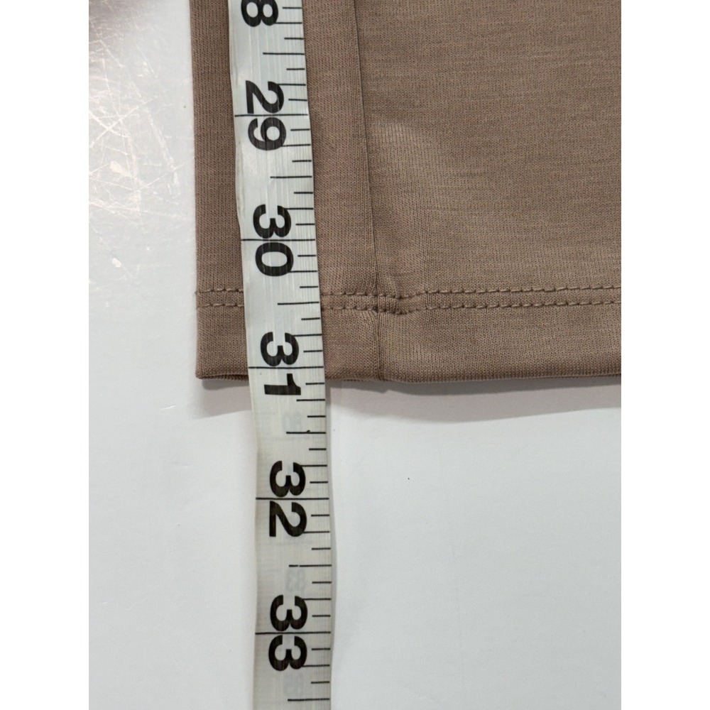 Magaschoni Wide Leg Knit Pants Taupe Pull-On Palazzo Lounge Pants Size Large - Picture 11 of 12